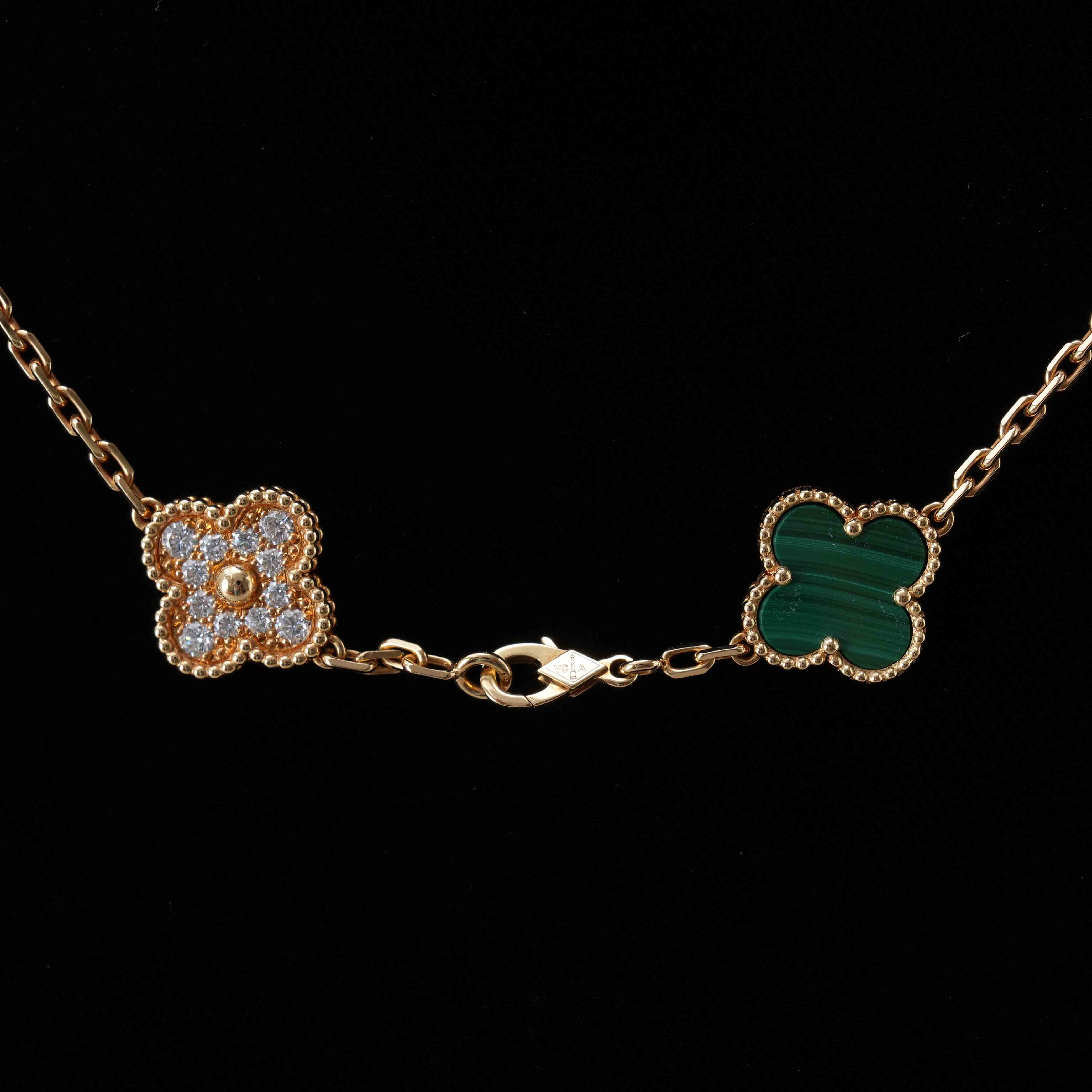 Van Cleef & Arpels(USED)반클리프앤아펠 빈티지 알함브라 10모티브 네크리스